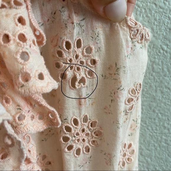 NWOT Loveshackfancy spring and summer ruffle dress - Picture 14 of 15